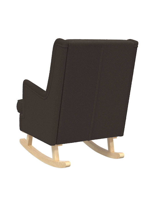 Rocking Armchair Black 62x80x85cm