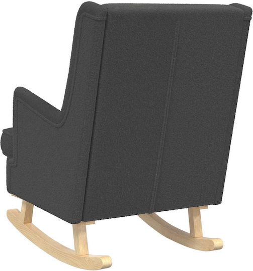 Schaukelnder Sessel Dunkelgrau 62x80x85cm