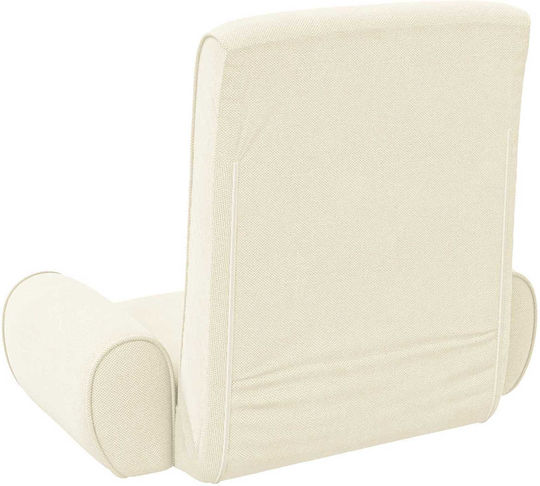 Sessel Aus Samt Crem 68x51x56cm