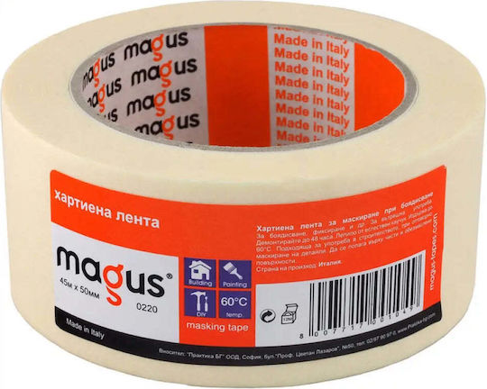 Bandă De Hârtie Pentru Pictură 45 M/50 Mm 60 C Magus