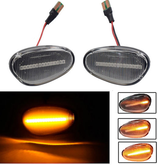 145 146 155 Φλας Led για Alfa Romeo GTV / Spider για Renault Spider 2τμχ