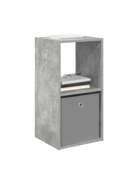 Nachttisch Holz Grau 35x32x68.5cm