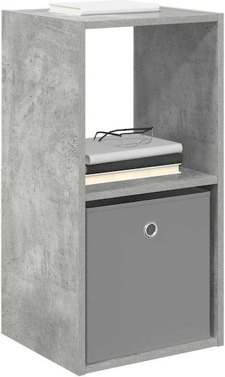 Wooden Gray Bedside Table 35x32x68.5cm
