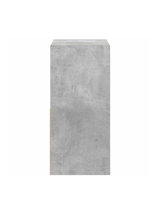 Nachttisch Holz Grau 35x32x68.5cm