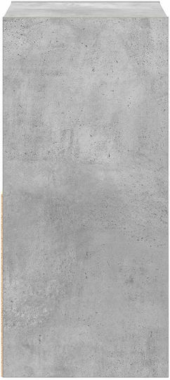 Wooden Gray Bedside Table 35x32x68.5cm