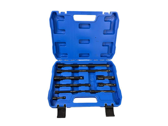Σετ Προεκτάσεις Καρυδάκια 1/4" 3/8" 1/2" 9τμχ Gebo Tools