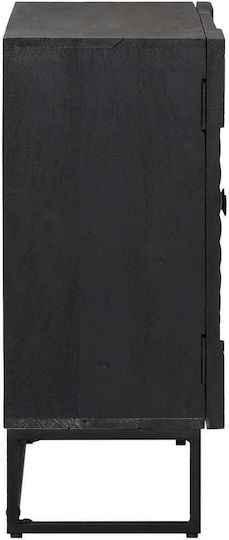 Bufet Din Lemn Negru 55x30x70cm