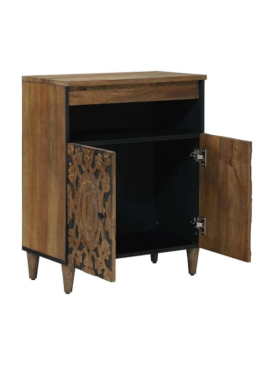 Sideboard aus Holz & Metall Braune 60x33.5x75cm