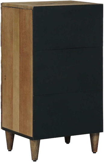 Μπουφές από Ξύλο & Μέταλλο Καφέ 40x33.5x75cm