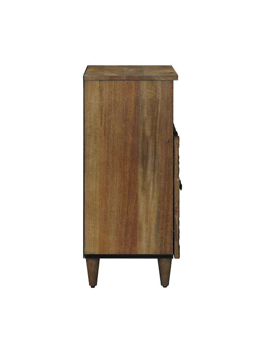 Sideboard aus Holz & Metall Braune 60x33.5x75cm