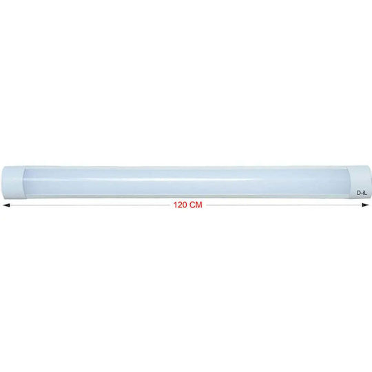 D-IL LED Линейно Осветително Тяло За Таван 36W Неутрално Бяло IP20 120см