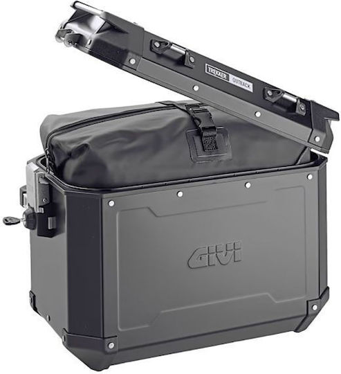 Givi Βαλίτσα Πλαϊνή Αριστερή 48 Λίτρα Obkev48bl Trekker Monokey Χωρίς Κλειδί + Πιάστρα