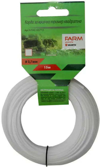 Косачки Нишки Квадратен Профил Farm 2.7 Мм 15 М