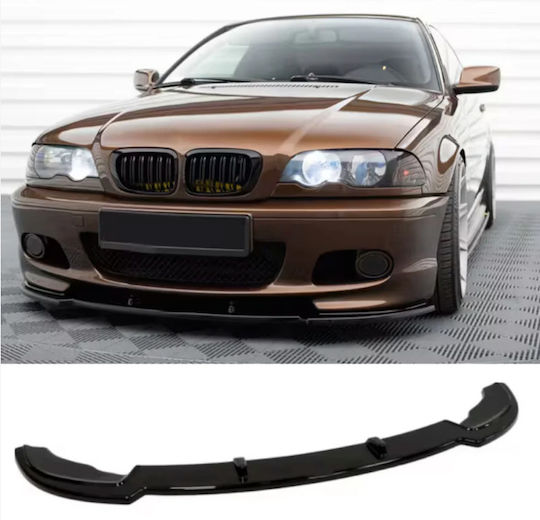 Спойлер За Устна Черен Пластмасов Лъскав Bmw E46 M Pack 99-05