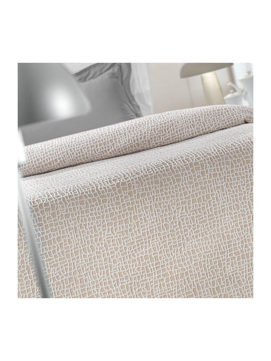 Guy Laroche Luna Decke Piqué King Size 260x250cm Natur