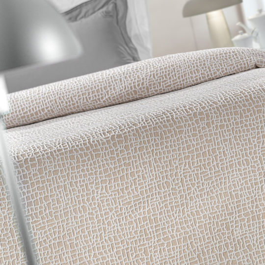 Guy Laroche Luna Pique Blanket King Size 260x250cm Natural