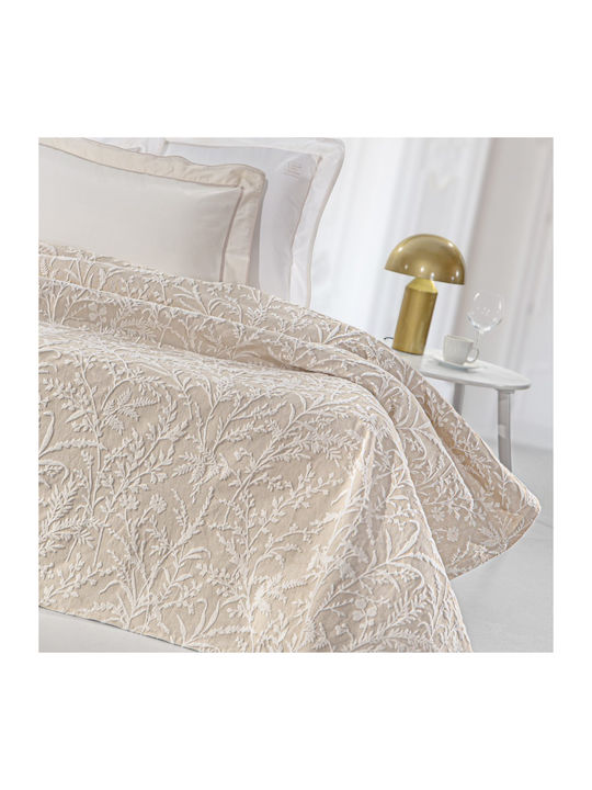 Guy Laroche Bouquet Cuvertură Piqué King Size 260x250 cm Natural