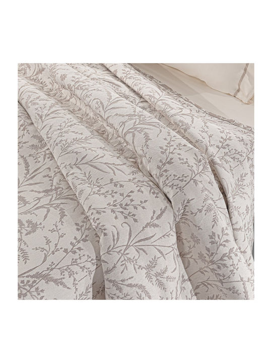 Guy Laroche Bouquet Κουβέρτα Πικέ King Size 260x250εκ. Mocca