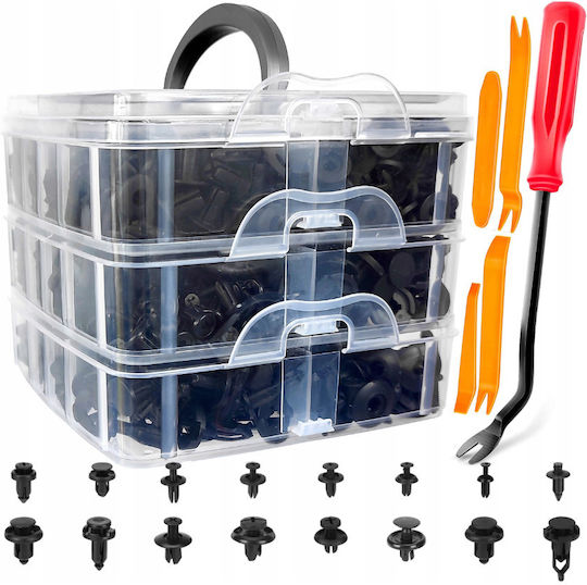 12-piece Upholstery Tool Set Kraft&dele Kd10612 Reinforced Plastic Clip Removal