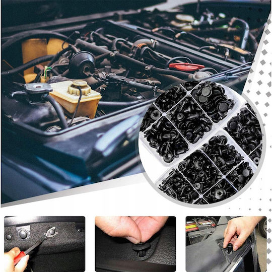 12-piece Upholstery Tool Set Kraft&dele Kd10612 Reinforced Plastic Clip Removal