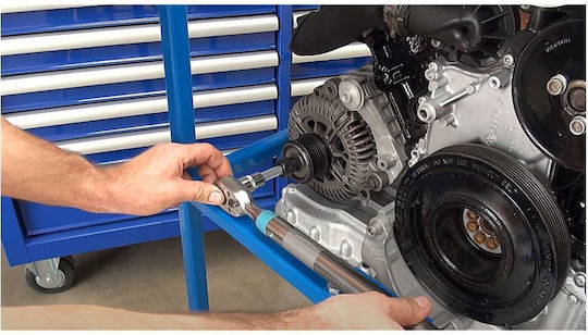 Verke Set Unelte Manuale Pentru Mașini Fulie Alternator 13 Bucăți Pentru Audi Bmw Fiat Ford Mercedes Benz Opel Renault Peugeot Scaun Skoda Volvo VW