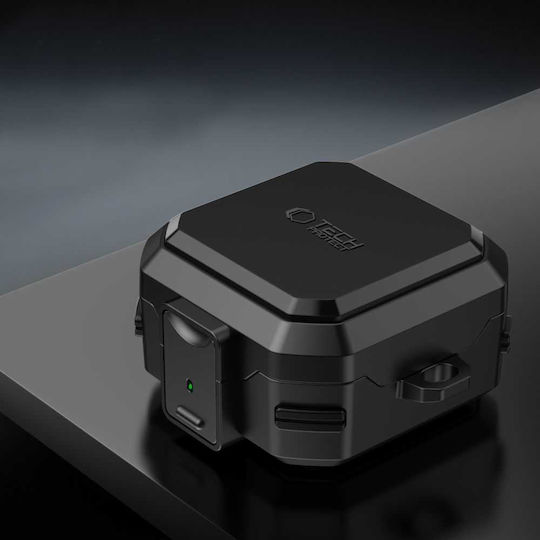 Tech-Protect Carbonox Magsafe Silicone / Plastic Case in Black for Samsung Galaxy Buds 4 / 4 Pro