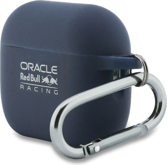 Red Bull Silicone Case With Hook in Navy Blue Color for Apple AirPods Pro 3