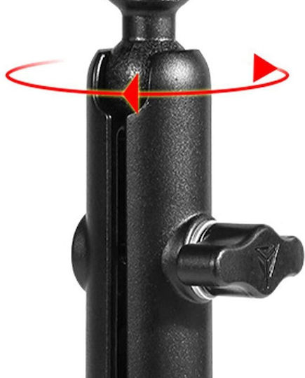 Motowolf Mount Phone Motorcycle with Adjustable Arm for Steering Wheel