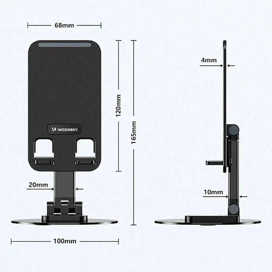Wozinsky Desk Stand for Mobile in Black Color WPT-K393
