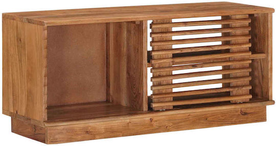 TV Stand Metal & Natural Wood L90xW30xH40cm
