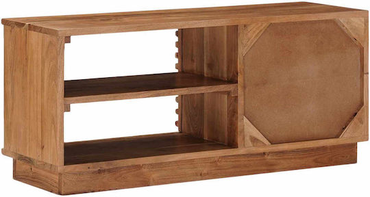 TV Stand Metal & Natural Wood L90xW30xH40cm