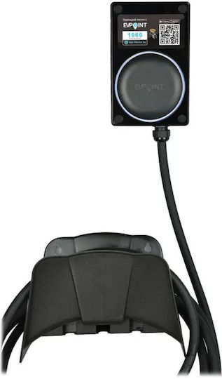 Evpoint EV7 Επιτοίχιος Μονοφασικός Σταθμός Φόρτισης 7.4kW με Ενσωματωμένο Καλώδιο Type 2
