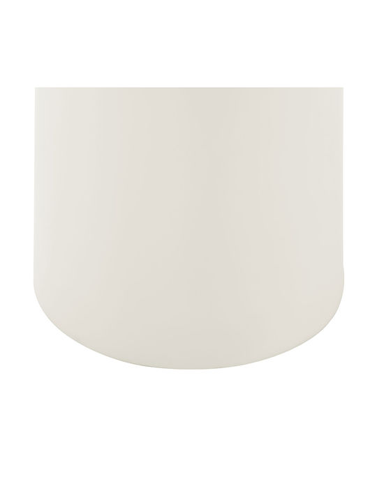 Oval Central Coffee Table Nubia Wooden Cream W120xL70xH45cm