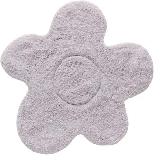 Kentia Bath Mat Cotton Round Daria 000081125 Lilac 60cm