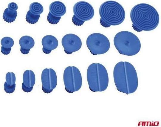 Amio 04597 – Inertial Hammer Pdr 18 Suction Cups for Sheet Metal Restoration Dent Repair Tool