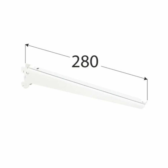 Shelf Bracket 280 White Set