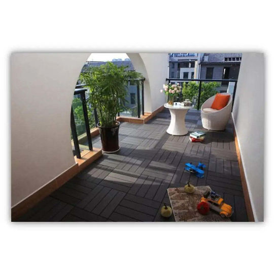 Rossima Material for Garden Flooring from WPC 30x30cm