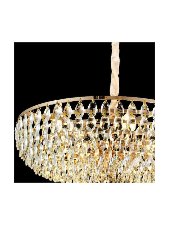 Alista Home Chandelier 12xE14 with Crystals Gold AT1CT-IM1P-HT2L-CC1677/600GD