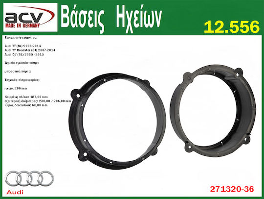 Lautsprecher-Ring Auto Vorderseite 200mm Audi Q7 / E-Commerce-Website