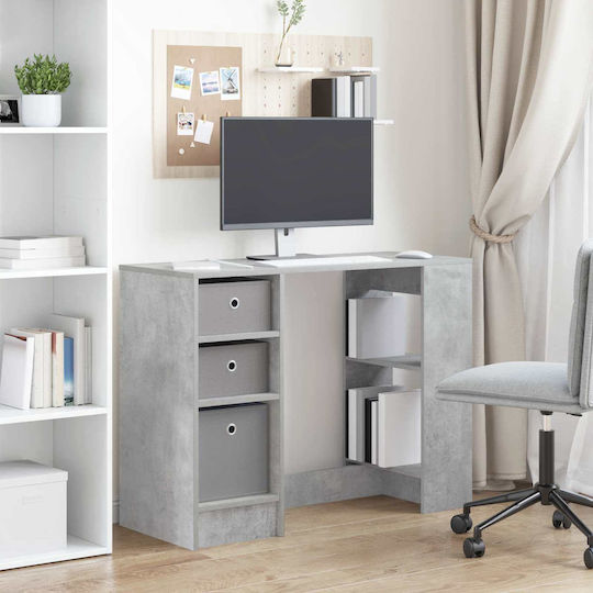 Wooden Desk Gray 100x40x75cm