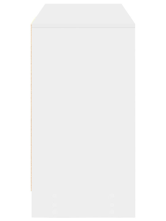 Бюро Дървено Бяло 100x40x75см