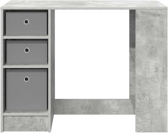 Wooden Desk Gray 100x40x75cm