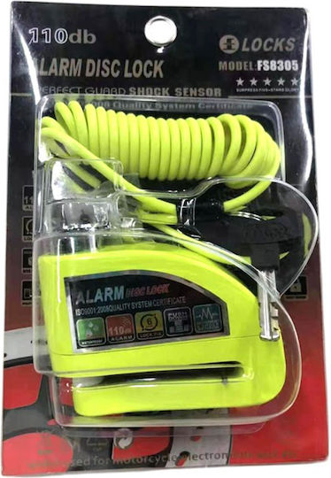 Motorcycle Disc Brake Lock with Alarm