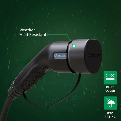 Khons Electric Car Single Phase Charging Station Cable 5m Type 2 - Type 2 KH7K3215M