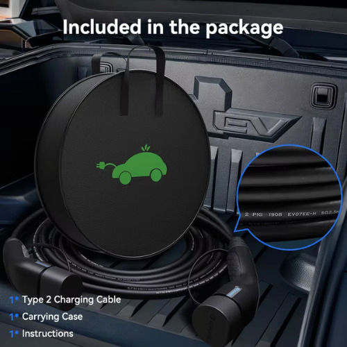 Khons Electric Car Single Phase Charging Station Cable 5m Type 2 - Type 2 KH7K3215M