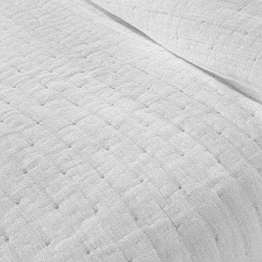 Guy Laroche Coverlet King Size Cotton White 270x250cm