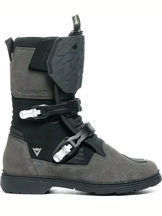 Dainese Overyond XT Men's Motocross Leather Gore-Tex Waterproof Boots Black/Grey