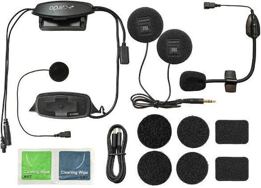 Cardo Packtalk-S Single Motorcycle Communication for Helmet with Bluetooth Compatible with SHOEI GT-Air 3 NEOTEC 3 & J-Cruise 3