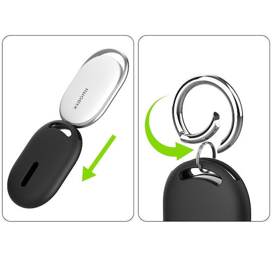 Tech-Protect Icon Θήκη Σιλικόνης για Xiaomi Tag σε Μαύρο χρώμα