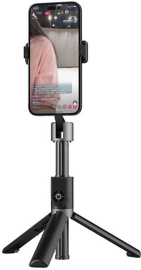 Dudao F18 Selfie Stick with Bluetooth Remote Control Black
